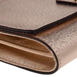 مملوكة مسبقًا Kate Spade Gold Leather Crossbody Bag