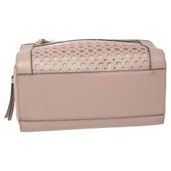 Pre Owned Kate Spade Pink Leather Perri Lane Bubbles Romy Satchel