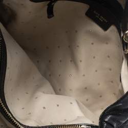 Pre Owned حقيبة كتف كيت سبيد ماريان جلد لامع مبطن أسود