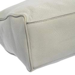 Pre Owned Kate Spade Grey Leather Shoulder Bag