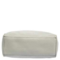 Pre Owned Kate Spade Grey Leather Shoulder Bag