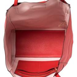 Pre Owned Kate Spade Red Leather Bow Tote