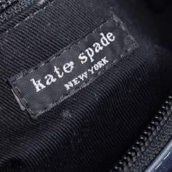 Pre Owned Kate Spade Blue Nylon Hobo