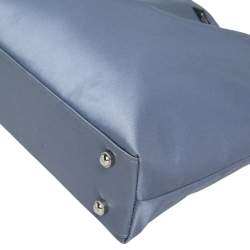 Pre Owned Kate Spade Blue Nylon Hobo