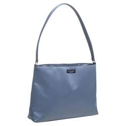 Pre Owned Kate Spade Blue Nylon Hobo