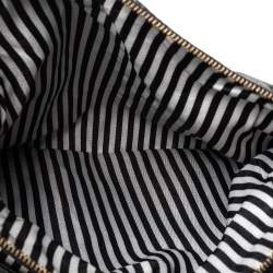 Pre Owned Kate Spade Black Leather Foldover Tote