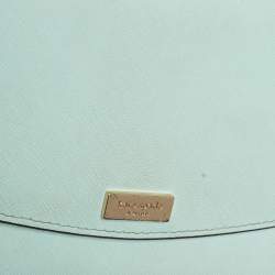 Pre Owned Kate Spade Light Aqua Blue Leather Laurel Way Winni Crossbody Bag