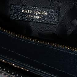 Pre Owned حقيبة يد توتس كيت سبيد بوردووك كاميرون قماش مغزول وجلد متعددة الألوان مخططة