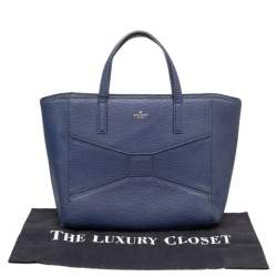 مملوكة مسبقًا حقيبة كتف كيت سبيد فرانشيسكا جلد أزرق