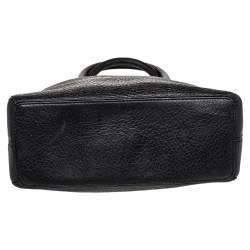 Pre Owned Kate Spade Black Leather Dome Satchel