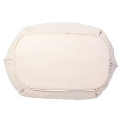 Kate Spade Cream Leather Drawstring Satchel