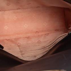 Pre Owned حقيبة كتف كيت سبيد تويست لوك أميليا جلد وقطيفة سوداء