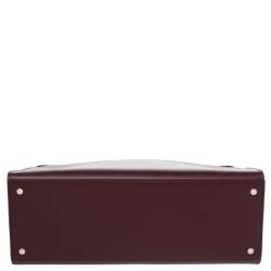 Pre Owned حقيبة ساتشل كيت سبيد ستاسي جلد عنابي كبيرة 