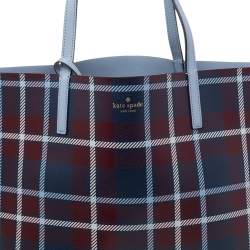 Pre Owned Kate Spade Multicolor Leather Mya Arch Place Reversible Tote