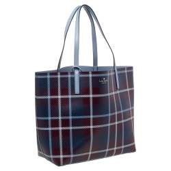 Pre Owned Kate Spade Multicolor Leather Mya Arch Place Reversible Tote