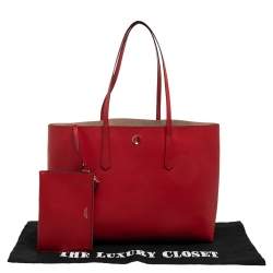 Pre Owned Kate Spade Red Leather Tote