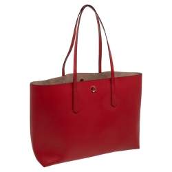 Pre Owned Kate Spade Red Leather Tote