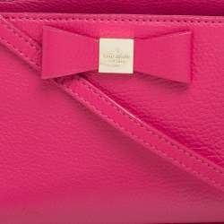 Pre Owned حقيبة كروس كيت سبيد جلد وردي 