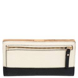 مملوكة مسبقًا Kate Spade Off White/Black Leather Spencer Bifold Wallet