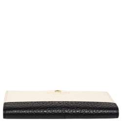 مملوكة مسبقًا Kate Spade Off White/Black Leather Spencer Bifold Wallet