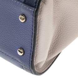 Pre Owned Kate Spade Tri Color Leather Small Cobble Hill Adrien Top Handle Bag