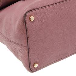 Pre Owned Kate Spade Pink Leather James Street Sparrow Top Handle Bag