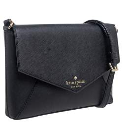 Pre Owned حقيبة كروس كيت سبيد سيدار ستريت جلد أسود 