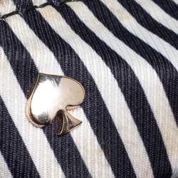 Pre Owned Kate Spade Blue Leather Bow Satchel