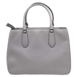 Pre Owned Kate Spade Grey Leather Large Leighton Satchel