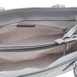 Pre Owned Kate Spade Grey Leather Large Leighton Satchel