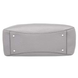 Pre Owned Kate Spade Grey Leather Large Leighton Satchel