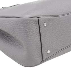 Pre Owned Kate Spade Grey Leather Large Leighton Satchel