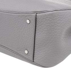 Pre Owned Kate Spade Grey Leather Large Leighton Satchel