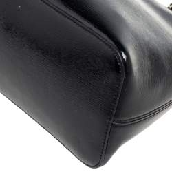 Pre Owned Kate Spade Black Patent Leather Zip Dome Satchel