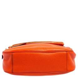Pre Owned Kate Spade Orange Leather Jackson Medium Shoulder Bag
