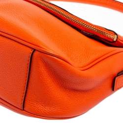 Pre Owned Kate Spade Orange Leather Jackson Medium Shoulder Bag