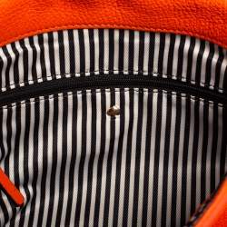 Pre Owned Kate Spade Orange Leather Jackson Medium Shoulder Bag