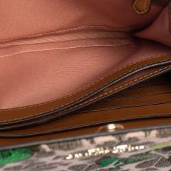 مملوكة مسبقًا Kate Spade Multicolor Cherry Embroidered Canvas Wallet On Chain