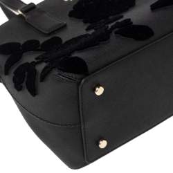 Pre Owned Kate Spade Black Leather Dome Satchel