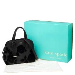 Pre Owned Kate Spade Black Leather Dome Satchel
