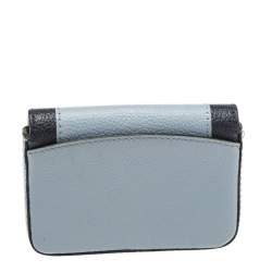 Kate Spade Two Tone Blue Leather Margaux Card Case