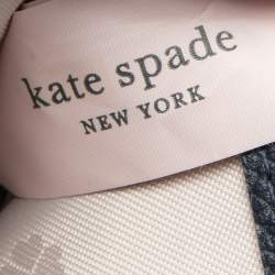 Kate Spade Two Tone Blue Leather Margaux Card Case