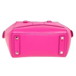 Pre Owned Kate Spade Hot Pink Leather 2 Park Avenue Beau Bow Tote