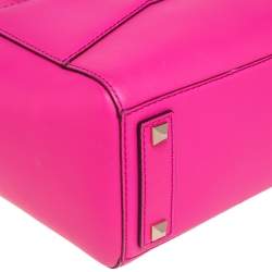 Pre Owned Kate Spade Hot Pink Leather 2 Park Avenue Beau Bow Tote