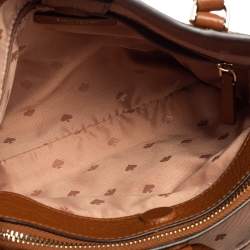 Pre Owned Kate Spade Brown Grained Leather Jackson Tote