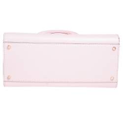 Pre Owned Kate Spade Pink Leather Wellesley Durham Top Handle Bag