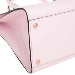 Pre Owned Kate Spade Pink Leather Wellesley Durham Top Handle Bag