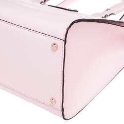 Pre Owned Kate Spade Pink Leather Wellesley Durham Top Handle Bag