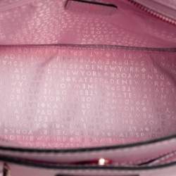 Pre Owned Kate Spade Pink Leather Wellesley Durham Top Handle Bag