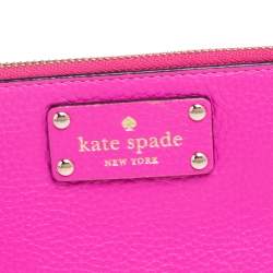 Pre Owned حقيبة كيت سبيد جلد وردي حمالة معصم